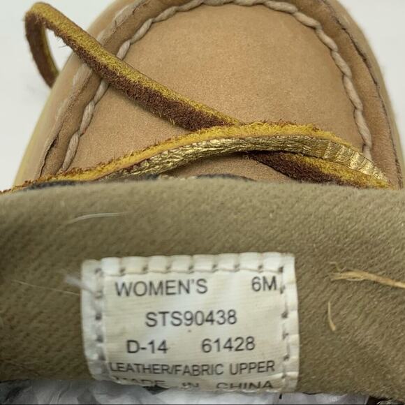 Sperry Angelfish Leopard Jacquard Boat Shoe Size 6 - Picture 8 of 8